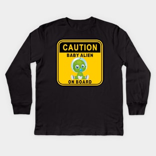 Baby Alien Kids Long Sleeve T-Shirt